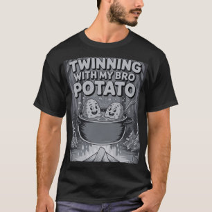 Zwilling mit meinem Bruder Kartoffel T-Shirt