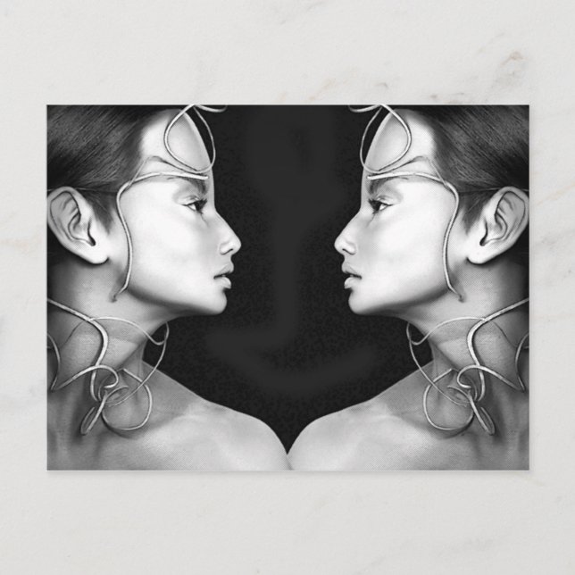 Zwilling Postkarte (Vorderseite)