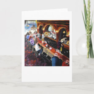 "Zwilling ragt Taverne" durch Trina Chow-Chow Karte