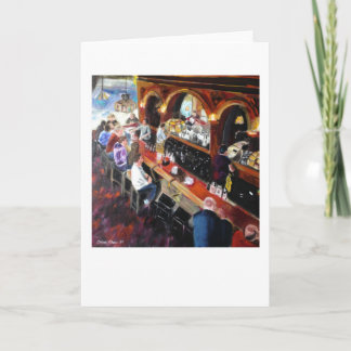 "Zwilling ragt Taverne" durch Trina Chow-Chow Karte