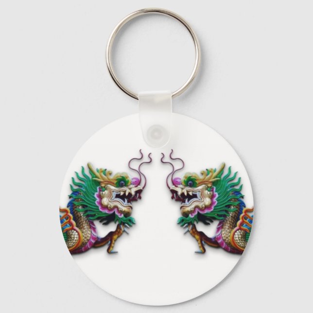 Zwillingdragons Schlüsselanhänger (Vorderseite)