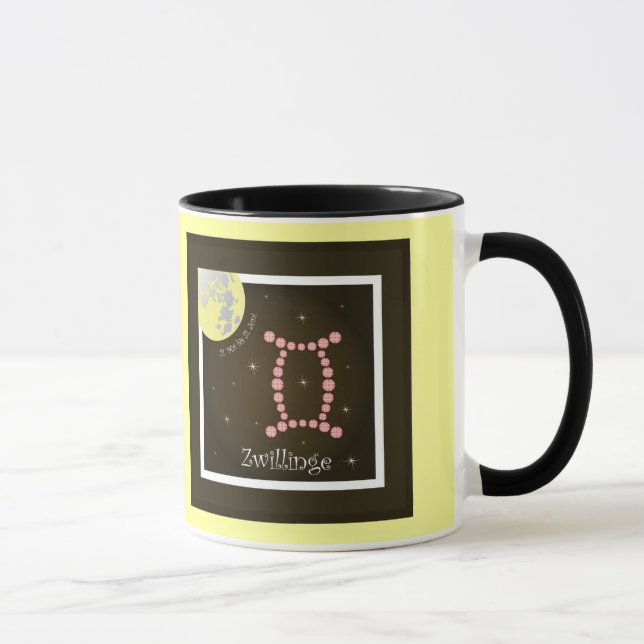 Zwillinge 21. Mai bis 21. Juni Tasse (Rechts)