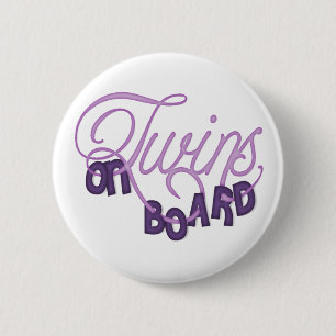 Zwillinge an Bord Button