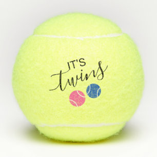 Zwillinge Baby Shower Schwangerschaftsankündigung Tennisbälle