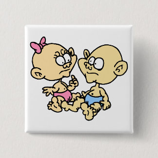 Zwillinge Button