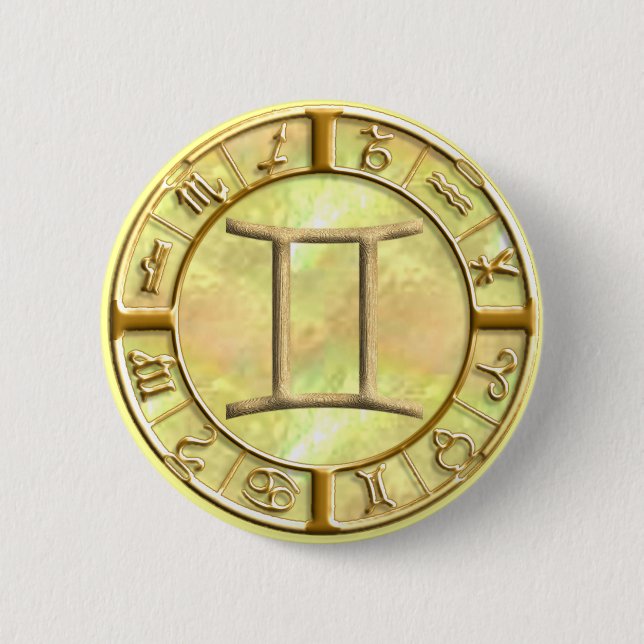 Zwillinge Button (Vorderseite)