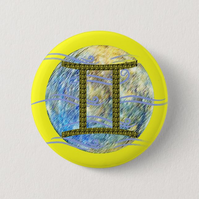 Zwillinge Button (Vorderseite)