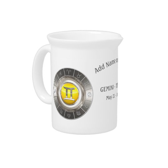 Zwillinge - das Zwillings-Tierkreis-Zeichen Getränke Pitcher