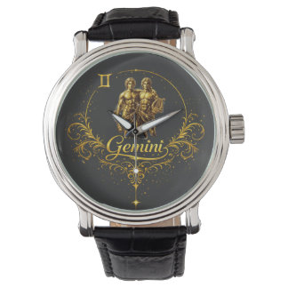 Zwillinge Einzigartiges Sternzeichen, Sternzeichen Armbanduhr