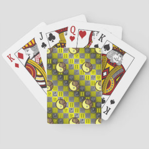 Zwillinge & Erde Kaninchen Spielkarten