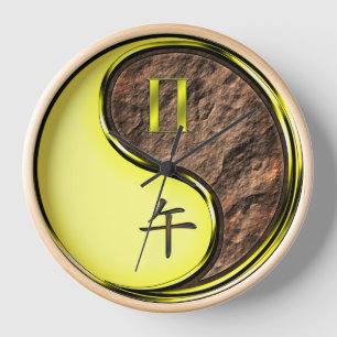 Zwillinge & Erdpferd Uhr