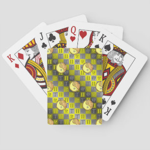 Zwillinge & Feuer Kaninchen Spielkarten