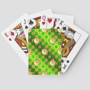 Zwillinge & Feuer Ziege Spielkarten