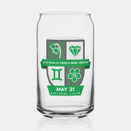 Zwillinge Geburtstags-Emblem™ für 21.-31. Mai Dosenglas