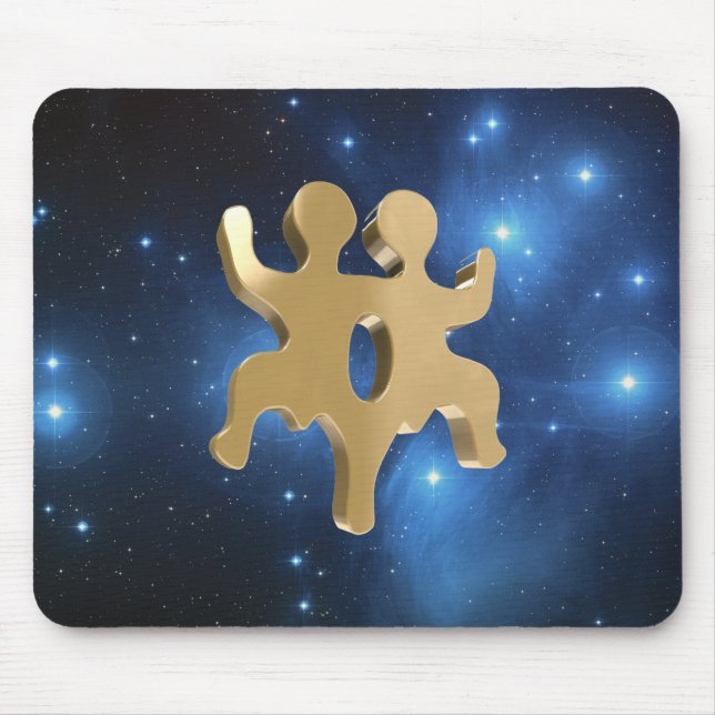 Zwillinge, Gemelli Mousepad (Vorne)
