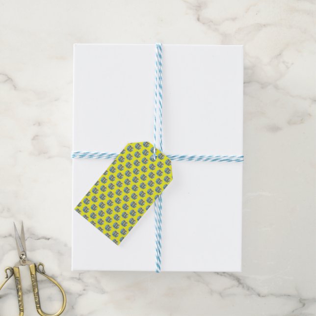 Zwillinge Geschenkanhänger (Mit Garn)