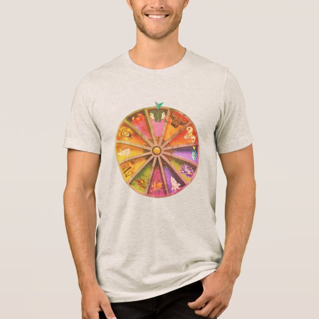 Zwillinge gewinnen Tri-Blend shirt (Vorderseite)