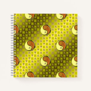 Zwillinge & Holz-Drache Notizbuch
