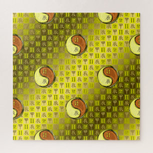 Zwillinge & Holz-Drache Puzzle
