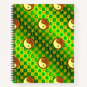 Zwillinge & Holz Ziege Notizbuch