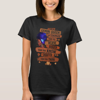 Zwillinge Königin Ich bin stärker Geburtstag Für S T-Shirt
