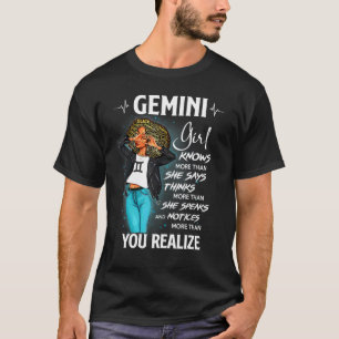 Zwillinge Mädchen weiß mehr als sie sagt für schwa T-Shirt