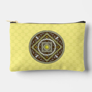 Zwillinge Mandala Zubehörtasche
