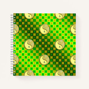 Zwillinge & Metall Ziege Notizbuch
