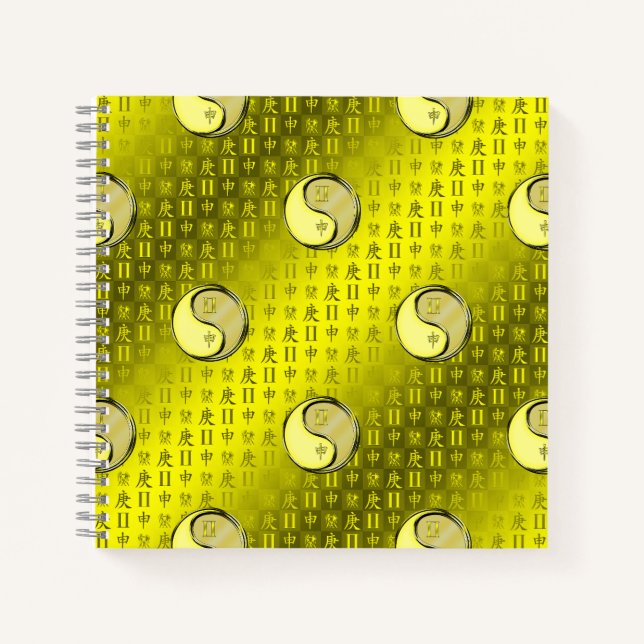 Zwillinge & Metallaffe Notizbuch (Vorderseite)