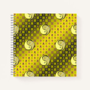 Zwillinge & Metallpferd Notizbuch