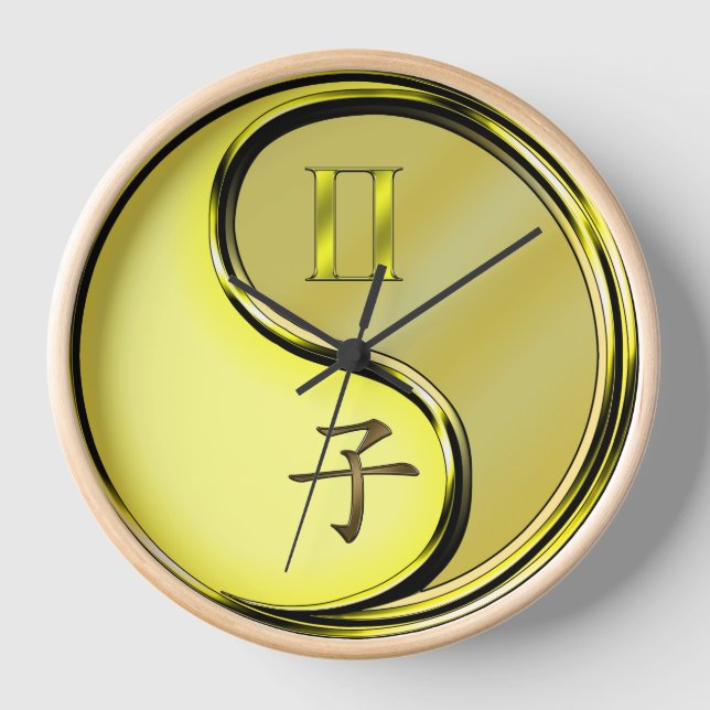Zwillinge & Metallratte Uhr (Vorderseite)