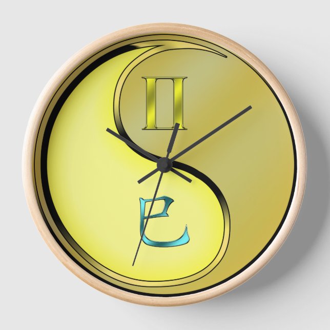 Zwillinge & Metallschlange Uhr (Vorderseite)