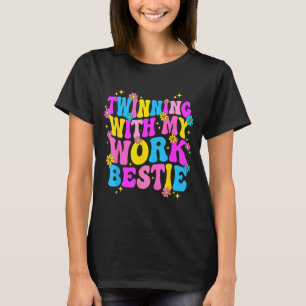 Zwillinge mit meiner Arbeit, dh Srit-Woche Freund T-Shirt