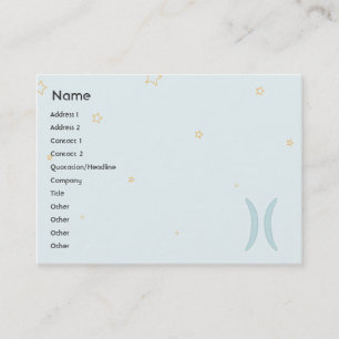 Zwillinge - mollig visitenkarte