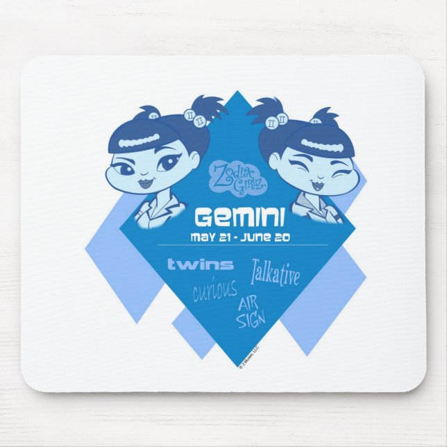 Zwillinge Mousepad (Vorne)