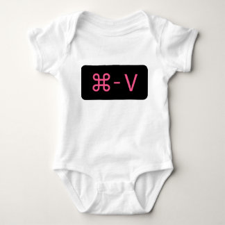 Zwillinge schwarz/rosa Befehl - v-"Pasten-" Shirt