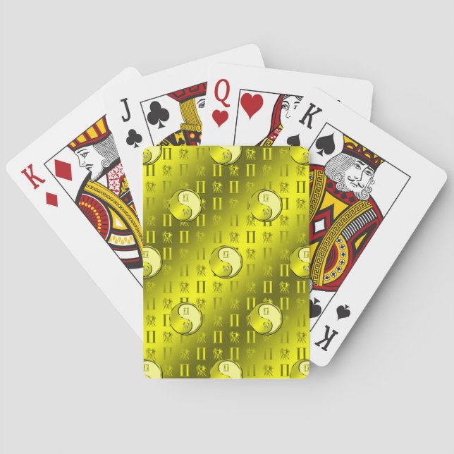 Zwillinge Spielkarten (Rückseite)
