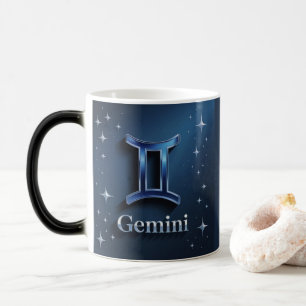 Zwillinge-Sternzeichen-Glyphe Morphing-Mug Verwandlungstasse