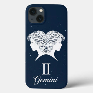 Zwillinge-Sternzeichen-Illustration mit künstleris Case-Mate iPhone Hülle