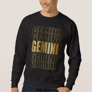 Zwillinge Sternzeichen Symbol Horoskop Astrologie Sweatshirt