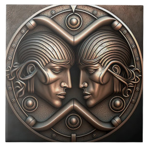 Zwillinge Sternzeichen Zwillinge Horoskop Keramikf Fliese