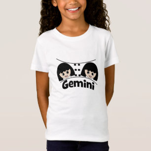 Zwillinge Sternzeichen Zwillinge Mädchen Kinder T-Shirt