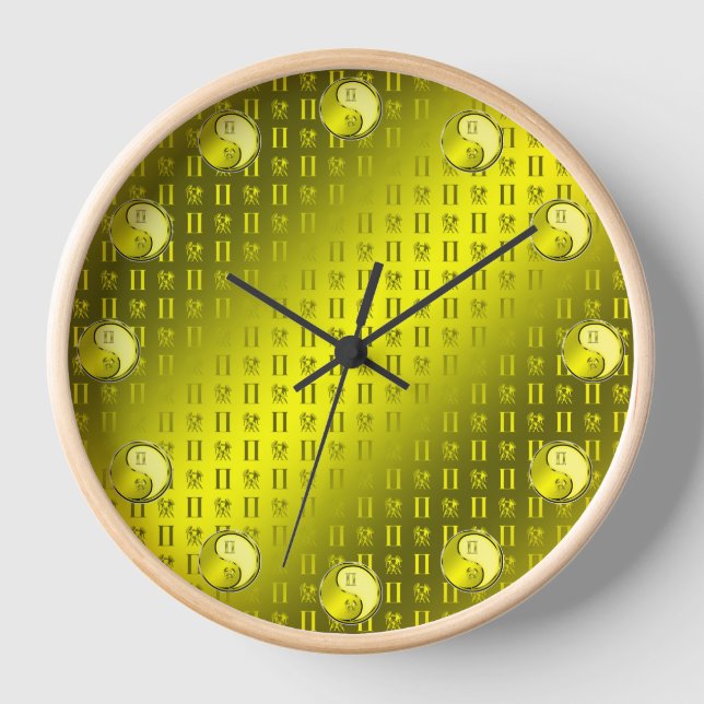 Zwillinge Uhr (Vorderseite)