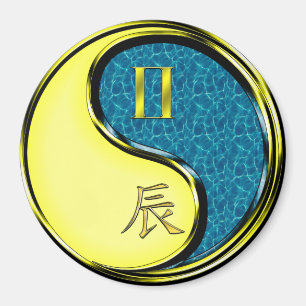 Zwillinge & Wasser-Drache Magnet