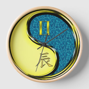 Zwillinge & Wasser-Drache Uhr