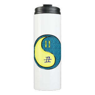 Zwillinge & Wasserbüffel Thermosbecher