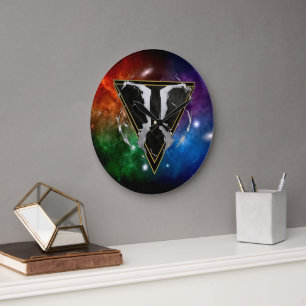 Zwillinge Zodiac Geschenk Astrologie Große Wanduhr