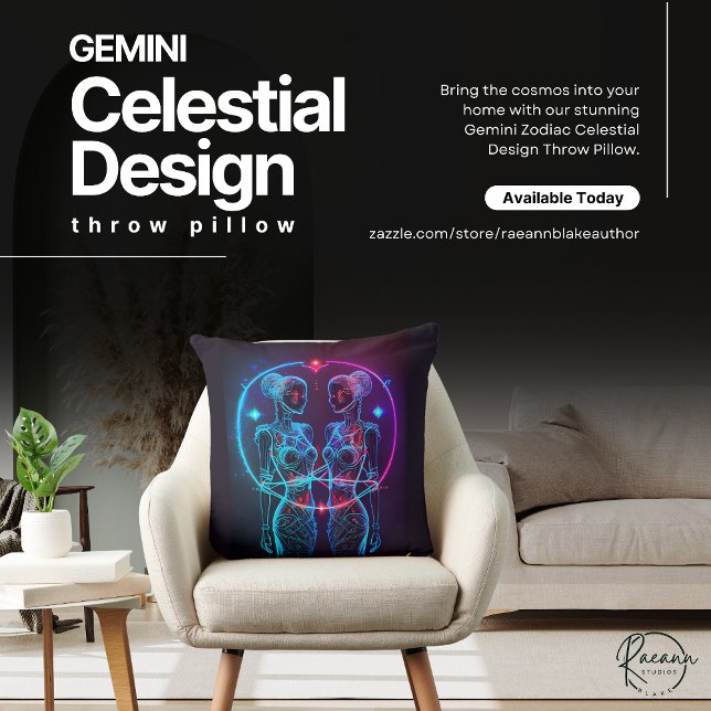 Zwillinge Zodiac Sternen Design Wurfkissen Kissen (Von Creator hochgeladen)