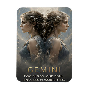 Zwillinge Zodiac Zwillinge Himmels Astrologie Symb Magnet
