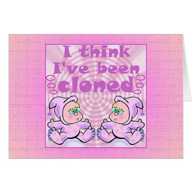 Zwillings-Baby-Geschenke (Vorderseite (Horizontal))